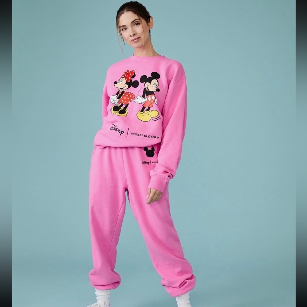 Stoney Clover Lane/ Disney Sweatshirt Mickey and Minnie